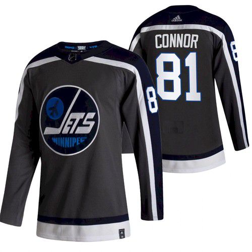 Men Winnipeg Jets #81 Connor Black NHL 2021 Reverse Retro jersey->colorado avalanche->NHL Jersey